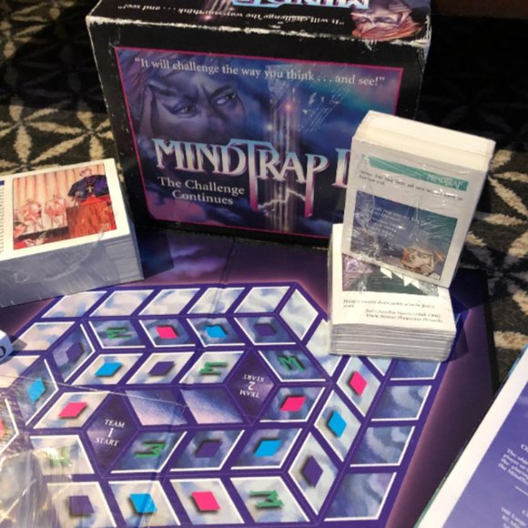 90's "Mind Trap II" Board Game - Mystery Game - Brain Teasers Game - Team Build - Picture 4 of 9
